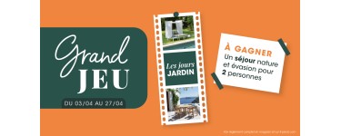 4 Pieds: 1 s&eacute;jour nature & &eacute;vasion pour 2 personnes &agrave; gagner