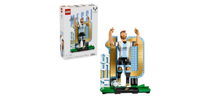 Fnac: LEGO 43015 Lionel Messi L&eacute;gende du Foot (Pr&eacute;commande) &agrave; 79,99&euro;