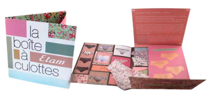 Etam: Boîte à Culottes : 5 culottes pour 39,99€