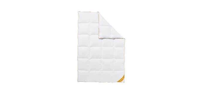 LIDL: Couette Balette deLuxe Gold-Edition - 90% duvet d'oie, lavable 60&deg;C, OEKO-TEX &agrave; 81,99&euro; (au lieu de 2