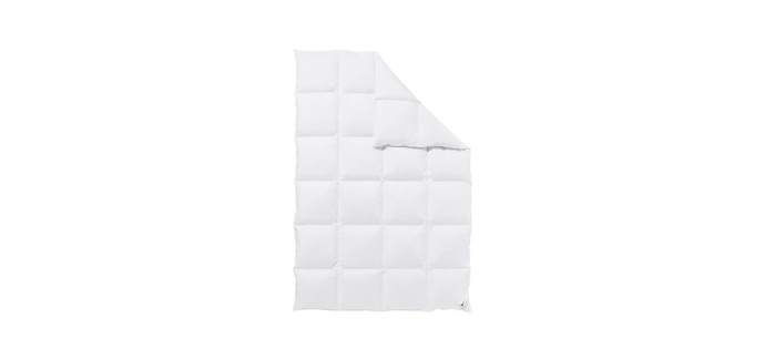 LIDL: Couette en duvet H&Auml;USSLING - 90% duvet, 4x6 carreaux (135x200 cm) &agrave; 109&euro; (au lieu de 299&euro;)