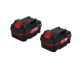 LIDL: PARKSIDE Lot de 2 batteries Lithium-ion 4 Ah 20 V à 64,99€