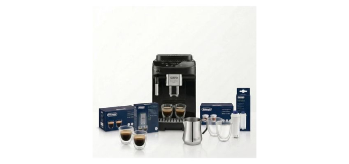 Cdiscount: De'Longhi Magnifica Evo ECAM290.22.B - Machine expresso broyeur automatique 4 recettes, Noir + Pack
