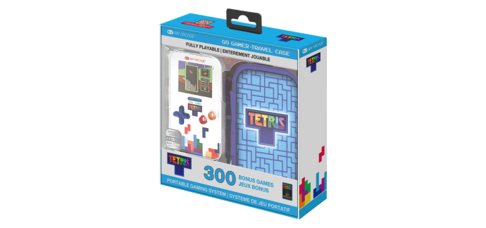 Amazon: My Arcade Go Gamer Tetris + Etui (Console portable) à 28,71€ (au lieu de 39,99€)