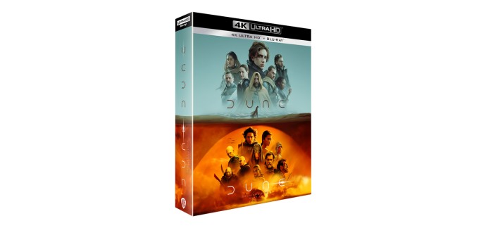 Amazon: Coffret Dune 1 et 2 Blu-ray 4K (Physique) &agrave; 33,20&euro; (au lieu de 44,99&euro;)