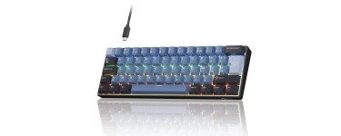 Amazon: Clavier m&eacute;canique RK Royal Kludge C61 HE (PC) &agrave; 59,98&euro;