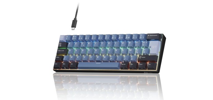 Amazon: Clavier m&eacute;canique RK Royal Kludge C61 HE (PC) &agrave; 59,98&euro;
