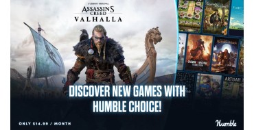 Humble Bundle: Humble Choice Avril 2026 (PC Steam) &agrave; 12,99&euro; &mdash; Assassin's Creed Valhalla + 7 jeux