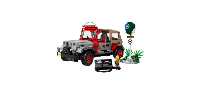 LEGO: LEGO 77984 Jurassic Park Jeep Wrangler (Pr&eacute;commande) &agrave; 199,99&euro;
