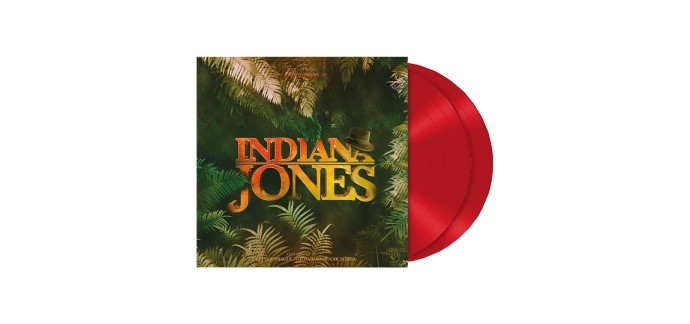 Amazon: Vinyle Rouge Trilogie Indiana Jones (Vinyle) &agrave; 31,14&euro; (au lieu de 44,99&euro;)
