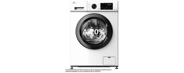 Cdiscount: Lave-linge hublot CONTINENTAL EDISON CELL8120IWP - 8 kg, 1200 tr/min, induction &agrave; 249,99&euro;