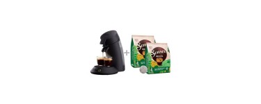 Cdiscount: Cafeti&egrave;re &agrave; dosette PHILIPS SENSEO CSA210/61 Original Plus Noir intense + 2 paquets dosettes &agrave; 64,99
