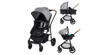 Cdiscount: Poussette BEBECONFORT HAZE 3 en 1 - nacelle, si&egrave;ge auto i-Size, 0-22kg &agrave; 169,99&euro;