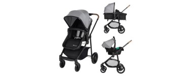 Cdiscount: Poussette BEBECONFORT HAZE 3 en 1 - nacelle, si&egrave;ge auto i-Size, 0-22kg &agrave; 169,99&euro;