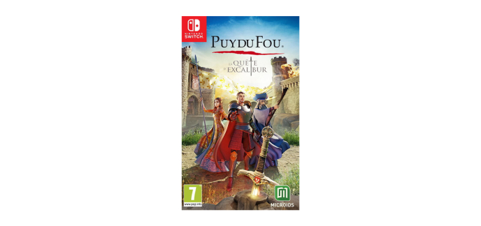 Amazon: Puy Du Fou - La Qu&ecirc;te d&rsquo;Excalibur (Switch) &agrave; 14,94&euro; (au lieu de 39,99&euro;)