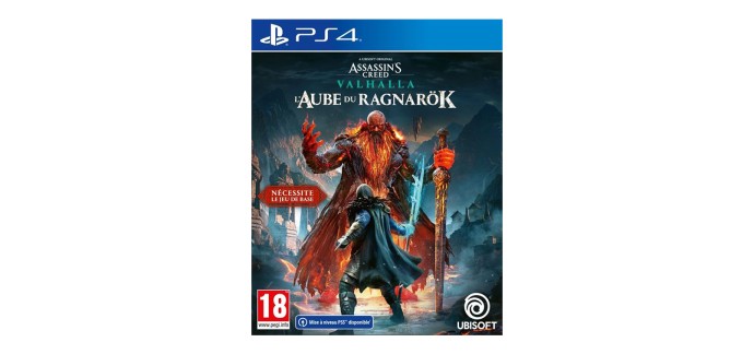 Amazon: Assassin&rsquo;s Creed Valhalla DLC Aube du Ragnarok (PS4 D&eacute;mat&eacute;rialis&eacute;) &agrave; 10,41&euro; (au lieu de 19,99&euro;)