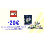 Cdiscount: 20€ de remise dès 60€ d'achat sur une sélection de LEGO