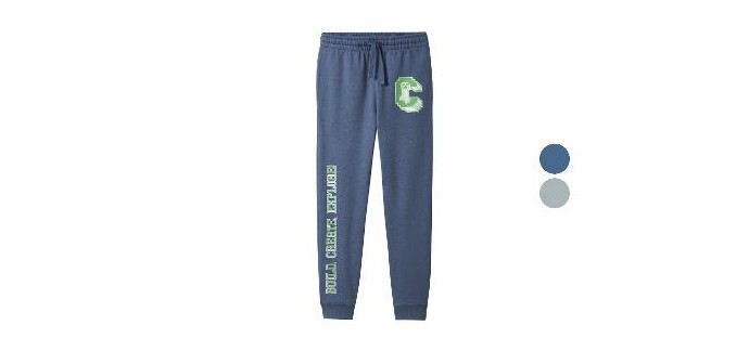 LIDL: Pantalon molletonn&eacute; petit gar&ccedil;on Minecraft - 60% coton, 40% polyester &agrave; 11,99&euro; (au lieu de 39,99&euro;)