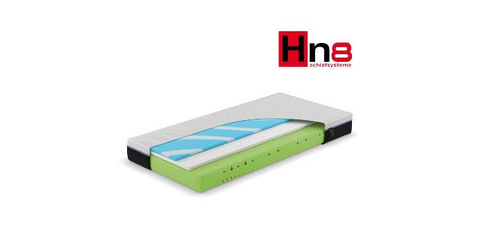 LIDL: Matelas HN8 Schlafsch&ouml;n VS - mousse froide 7 zones, surmatelas int&eacute;gr&eacute;, H2/H3/H4 &agrave; 159,99&euro; (au lieu 
