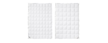 LIDL: Couette 4 saisons FJ&Ouml;DUR - 80% duvet, housse coton &agrave; 139&euro; (au lieu de 389,9&euro;)