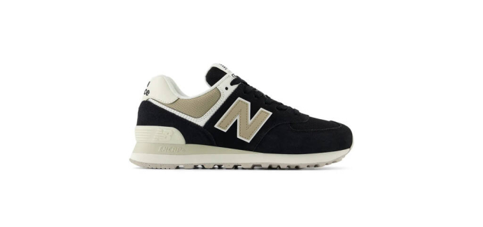 JoyBuy: NEW BALANCE 574 Beige/Black taille 37,5 &agrave; 83,3&euro; (au lieu de 120&euro;)