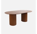 Sweeek: Table à manger vintage bois sculpté 6 places 180cm à 272,99€ (au lieu de 389,99€)