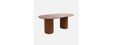 Sweeek: Table &agrave; manger vintage bois sculpt&eacute; 6 places 180cm &agrave; 272,99&euro; (au lieu de 389,99&euro;)