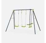 Sweeek: Portique Tramontane 3 agrès 4 places - L 272 x P 154 x H 195 cm à 103,99€ (au lieu de 129,99€)