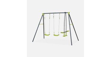 Sweeek: Portique Tramontane 3 agr&egrave;s 4 places - L 272 x P 154 x H 195 cm &agrave; 103,99&euro; (au lieu de 129,99&euro;)