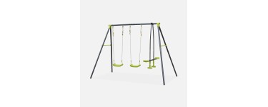 Sweeek: Portique Tramontane 3 agr&egrave;s 4 places - L 272 x P 154 x H 195 cm &agrave; 103,99&euro; (au lieu de 129,99&euro;)