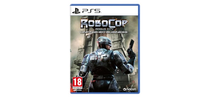 Carrefour: RoboCop Rogue City Unfinished Business (PS5) &agrave; 14,99&euro; (au lieu de 19,99&euro;)