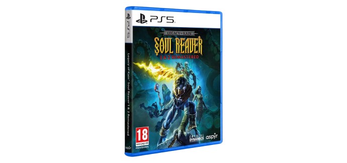 Amazon: Soul Reaver 1 et 2 Remastered (PS5) à 18,04€ (au lieu de 34,99€)
