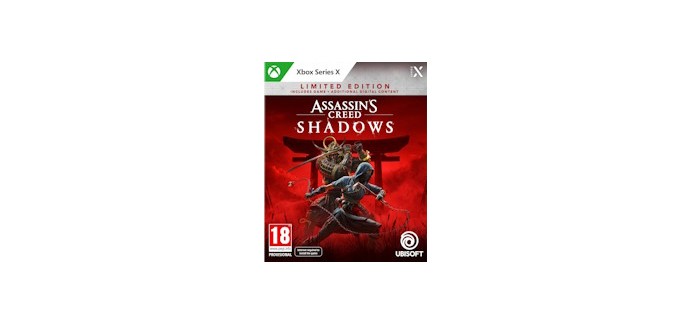 Amazon: Assassin's Creed Shadows &Eacute;dition Limit&eacute;e (Xbox Series) &agrave; 29,81&euro;