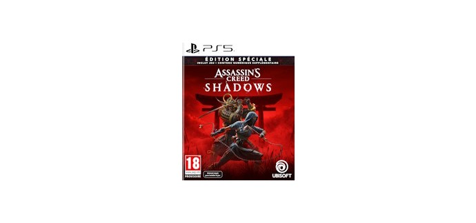 Micromania: Assassin's Creed Shadows &Eacute;dition Sp&eacute;ciale (PS5) &agrave; 29,99&euro; (au lieu de 79,99&euro;)