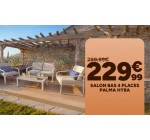 Carrefour: Salon bas 4 places Palma Hyba &agrave; 229,99&euro; (au lieu de 299,99&euro;)