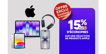 Carrefour: 15% de r&eacute;duction sur une s&eacute;lection de produits APPLE (iPhone, MacBook, Airpods, etc)