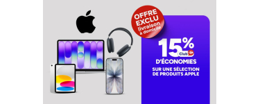 Carrefour: 15% de r&eacute;duction sur une s&eacute;lection de produits APPLE (iPhone, MacBook, Airpods, etc)