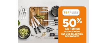 Carrefour: Top Chef - 50% de remise d&egrave;s 20&euro; d'achat