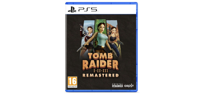 Amazon: Tomb Raider 1-3 Remastered Starring Lara Croft (PS5) à 18,99€ (au lieu de 23,17€)