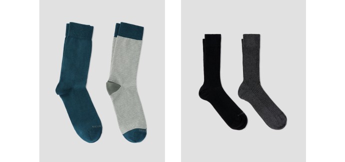 Devred: Lot de chaussettes &agrave; 9,99&euro; l'unit&eacute; pour l'achat de 2