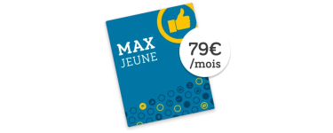 SNCF Connect: [16-27 ans] Abonnement MAX Jeune SNCF : billets &agrave; 0&euro; ou -30% garantis pour 79&euro;/mois