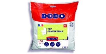 Cdiscount: Lot de 2 oreillers DODO 60x60 cm en polyester VOLUPT'AIR &agrave; 16,99&euro; (au lieu de 24,99&euro;)