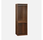Sweeek: Module dressing penderie noyer - L 60 x P 45 x H 180 cm à 89,69€ (au lieu de 129,99€)
