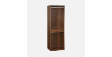 Sweeek: Module dressing penderie noyer - L 60 x P 45 x H 180 cm &agrave; 89,69&euro; (au lieu de 129,99&euro;)