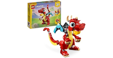 Amazon: LEGO&reg; Creator 3-en-1 Le dragon rouge (31145) &agrave; 9,29&euro; (au lieu de 9,99&euro;)