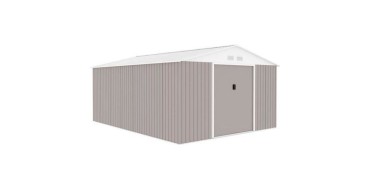 Cdiscount: Abri de jardin m&eacute;tal SATURNE 15,16 m&sup2; - 340x446x210 cm, 2 portes coulissantes &agrave; 529,99&euro;