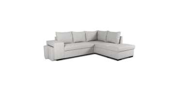 Cdiscount: Canap&eacute; d'angle MITCHELL convertible 4 places, tissu gris, coffre rangement &agrave; 664,99&euro;