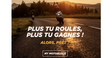 Motoblouz: Programme fid&eacute;lit&eacute; My Motoblouz : 1&euro; = 1 point, 50 pts de bienvenue, bons d'achat de 5&euro; &agrave; 45&euro;