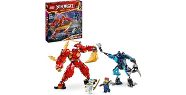Amazon: LEGO&reg; NINJAGO Le Robot &Eacute;l&eacute;mentaire du Feu de Kai (71808) &agrave; 19,83&euro; (au lieu de 29,99&euro;)
