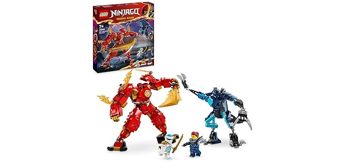 Amazon: LEGO&reg; NINJAGO Le Robot &Eacute;l&eacute;mentaire du Feu de Kai (71808) &agrave; 19,83&euro; (au lieu de 29,99&euro;)